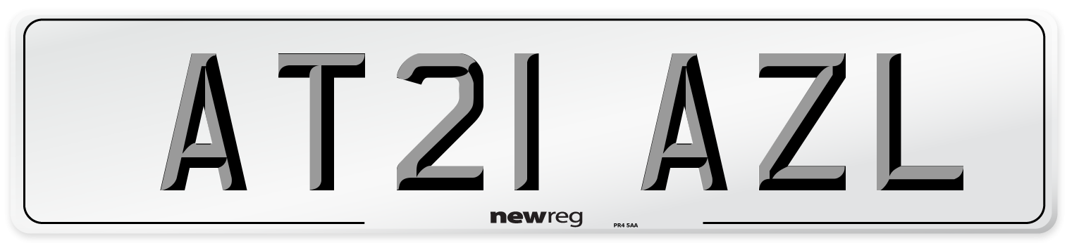 AT21 AZL Number Plate from New Reg